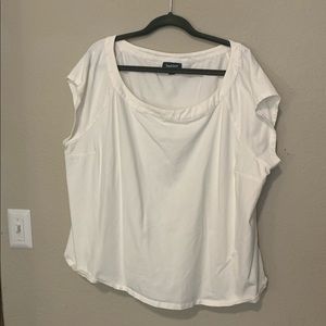 Modcloth Boat Neck White Top
